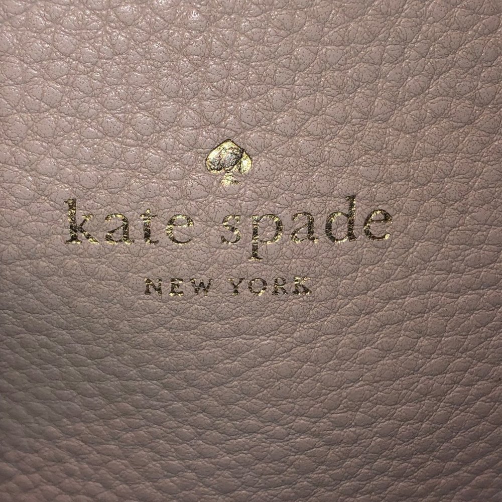 Kate Spade Soft Pink Leather Handbag With Removable Adjustable Crossbody Strap - Picture 8 of 10